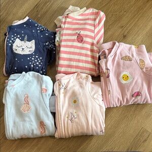 PEKKLE 24 M - Cozy Kids Pajamas Set - Pink, Blue, Cream